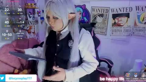 Snapshot of 777lucycosplay chatting on 05/26/26, 01:23 Lucycosplay777 online show from 05/26/26, 01:23