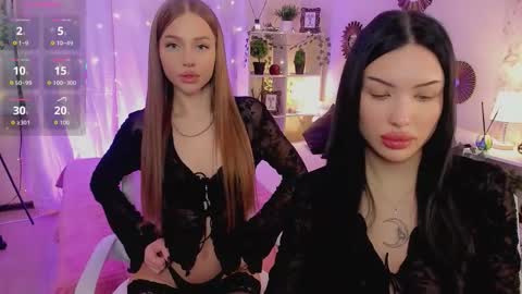 Jess blond and Leila brunette online show from 02/13/26, 01:18