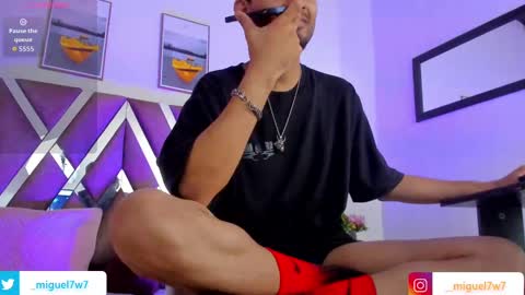 miguel tomorrow from 200 pm Colombia to 1000 pm online show from 10/30/25, 06:30