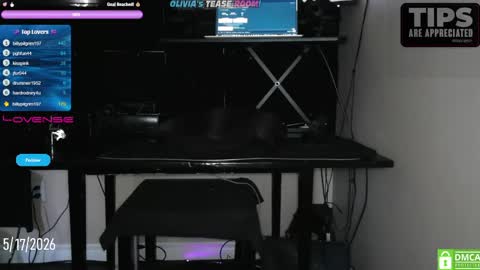 Olivia online show from 05/17/26, 05:53