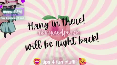 Snapshot of abruisedpeach chatting on 04/22/26, 03:20 Peach online show from 04/22/26, 03:20