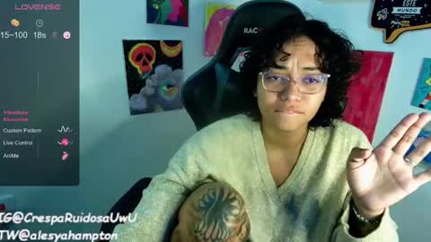 Snapshot of alesyahampton chatting on 01/16/25, 12:09 Crespa Ruidosa online show from 01/16/25, 12:09