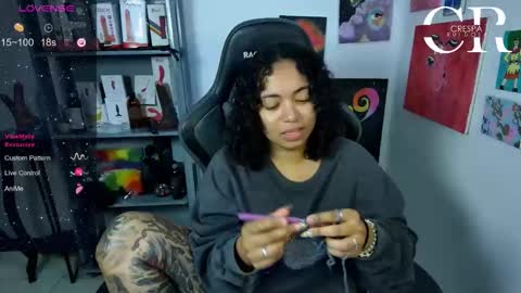 Snapshot of alesyahampton chatting on 10/10/25, 04:00 Crespa Ruidosa online show from 10/10/25, 04:00