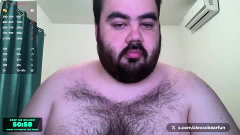 Snapshot of alexxxbear chatting on 02/22/26, 12:34 alexxxbear online show from 02/22/26, 12:34