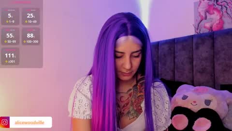 Snapshot of alicewoodville chatting on 02/16/25, 02:32 Alice online show from 02/16/25, 02:32