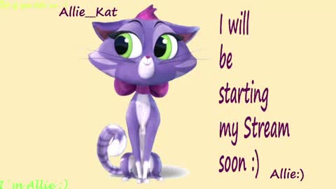 Snapshot of allie__kat chatting on 05/24/26, 01:27 Allie online show from 05/24/26, 01:27