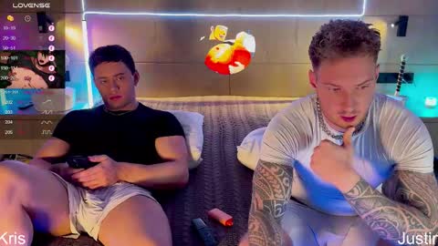 Snapshot of alltimehorny19 chatting on 10/18/25, 02:18 Justin online show from 10/18/25, 02:18