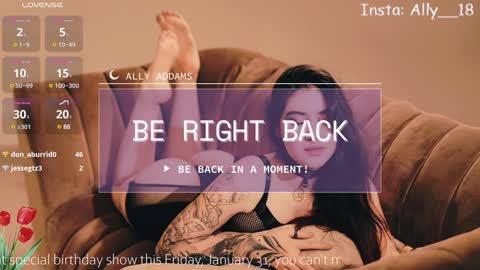 Ally  online show from 01/27/25, 07:03