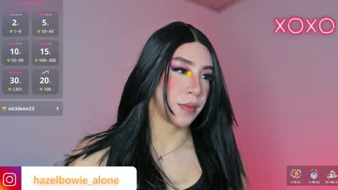 Snapshot of alonehazel chatting on 11/03/25, 05:42 Hazel Bowie online show from 11/03/25, 05:42