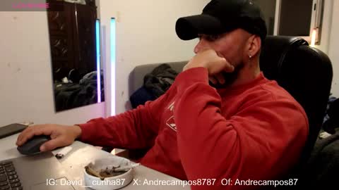 Snapshot of andrecampos87 chatting on 02/15/26, 08:38 Instagram online show from 02/15/26, 08:38