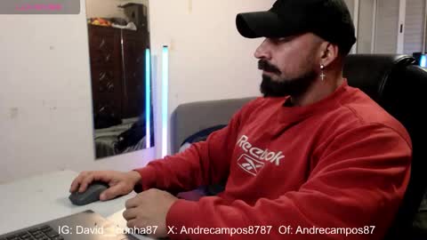 Snapshot of andrecampos87 chatting on 02/20/26, 10:32 Instagram online show from 02/20/26, 10:32