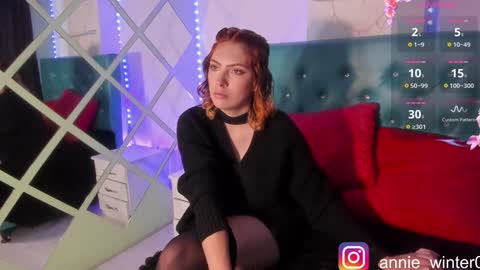 Snapshot of annie_winter1 chatting on 01/25/25, 09:14 Annie online show from 01/25/25, 09:14