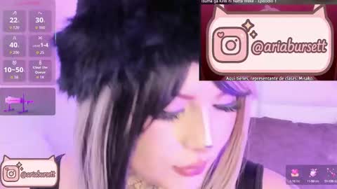 Snapshot of aria_bursett chatting on 10/08/25, 05:10 Aria  online show from 10/08/25, 05:10