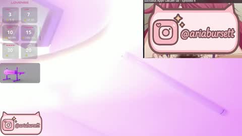 Snapshot of aria_bursett chatting on 10/27/25, 02:54 Aria  online show from 10/27/25, 02:54