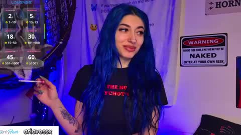 Snapshot of ariavossx chatting on 04/19/26, 08:33 Aria online show from 04/19/26, 08:33