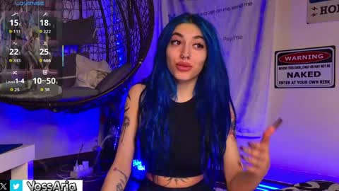 Snapshot of ariavossx chatting on 04/21/26, 09:50 Aria online show from 04/21/26, 09:50