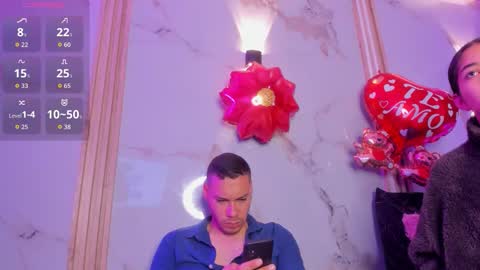 Snapshot of aron_and_molly chatting on 02/13/26, 12:23 aron and molly online show from 02/13/26, 12:23