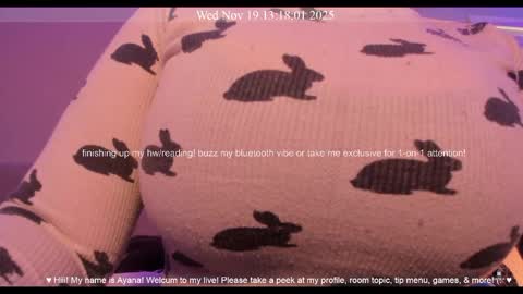 Ayana Delatorre online show from 11/19/25, 09:15