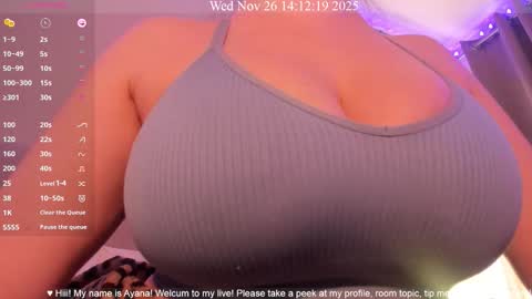 Ayana Delatorre online show from 11/26/25, 10:11