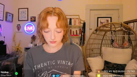 Snapshot of beckthetongue chatting on 03/28/26, 10:09 Beck the tongue online show from 03/28/26, 10:09