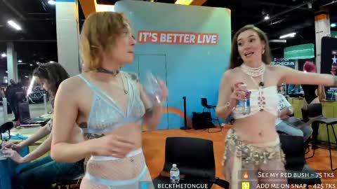 Snapshot of beckthetongue chatting on 04/12/26, 06:35 Beck the tongue online show from 04/12/26, 06:35