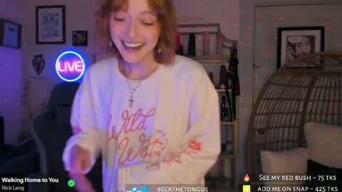 Snapshot of beckthetongue chatting on 04/29/26, 10:27 Beck the tongue online show from 04/29/26, 10:27