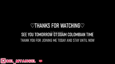 In instagran bel myangel online show from 03/12/25, 07:28