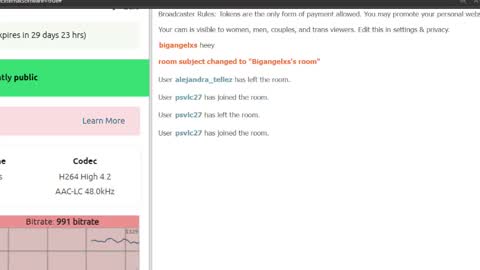 Snapshot of bigangelxs chatting on 11/02/25, 11:18 newSurprise online show from 11/02/25, 11:18
