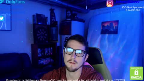 Snapshot of bigjohnny550 chatting on 12/04/24, 12:19 Johnny D Good online show from 12/04/24, 12:19