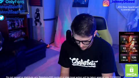 Snapshot of bigjohnny550 chatting on 12/04/24, 08:29 Johnny D Good online show from 12/04/24, 08:29