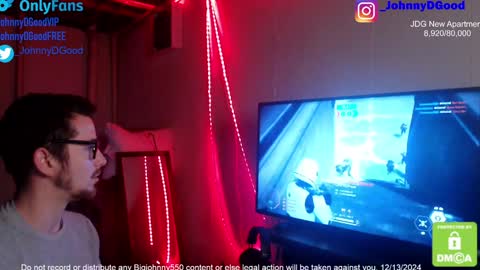 Snapshot of bigjohnny550 chatting on 12/13/24, 09:20 Johnny D Good online show from 12/13/24, 09:20