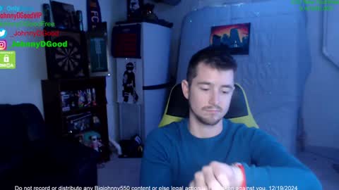 Snapshot of bigjohnny550 chatting on 12/19/24, 09:06 Johnny D Good online show from 12/19/24, 09:06