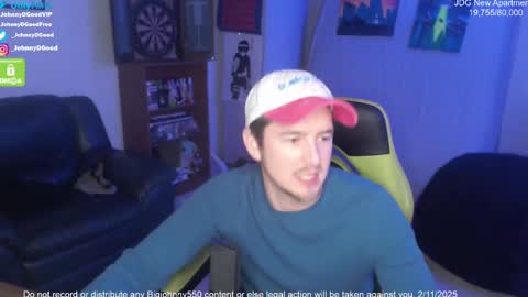 Snapshot of bigjohnny550 chatting on 02/12/25, 12:05 Johnny D Good online show from 02/12/25, 12:05