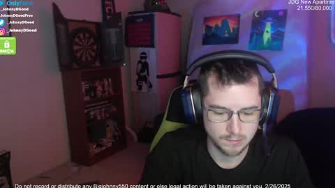 Snapshot of bigjohnny550 chatting on 02/28/25, 03:59 Johnny D Good online show from 02/28/25, 03:59