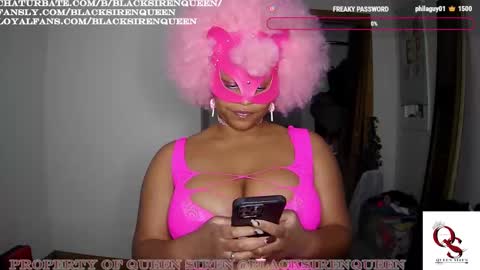 Queen Siren online show from 09/23/25, 07:11