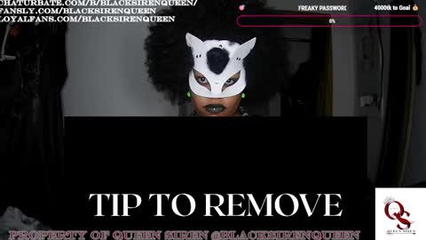 Queen Siren online show from 10/26/25, 10:10