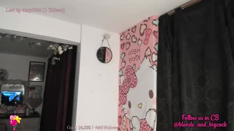 Snapshot of blonde_and_bigcock chatting on 02/17/26, 07:49 Blonde and Sam online show from 02/17/26, 07:49