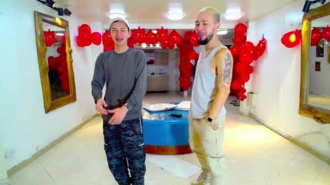 Snapshot of boschcz chatting on 01/25/25, 04:13 THOMAS AND DAMIAND online show from 01/25/25, 04:13