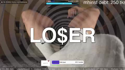 Snapshot of cashmastergrey chatting on 12/21/25, 07:59 Master Grey online show from 12/21/25, 07:59