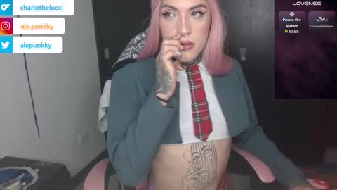 Snapshot of charlotbelucci_ chatting on 12/19/25, 11:06 Ale punky online show from 12/19/25, 11:06