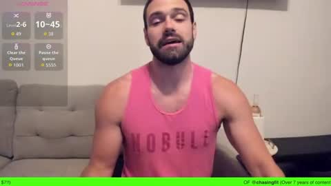 Snapshot of chasemason20 chatting on 07/08/26, 11:20 Onlyfans chasingfit Instagram the arguer Twitter chasingfitOF online show from 07/08/26, 11:20