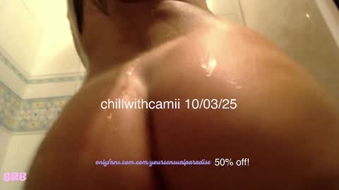 Snapshot of chillwithcamii chatting on 03/10/25, 12:48 yoursensualparadise online show from 03/10/25, 12:48