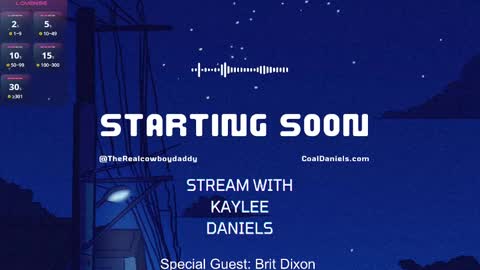 Snapshot of coaldaniels chatting on 02/23/25, 04:50 Coal Daniels online show from 02/23/25, 04:50