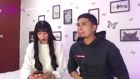 Snapshot of coupsextop chatting on 02/10/25, 04:52 Juli and Liam online show from 02/10/25, 04:52