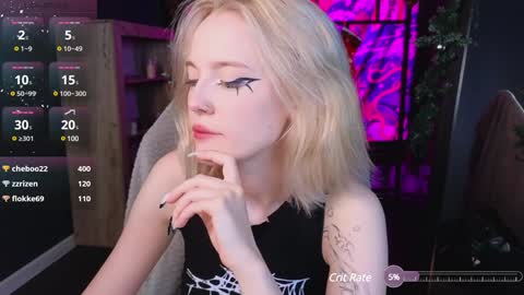 Snapshot of crackling_tati chatting on 12/29/24, 03:00 Tati online show from 12/29/24, 03:00