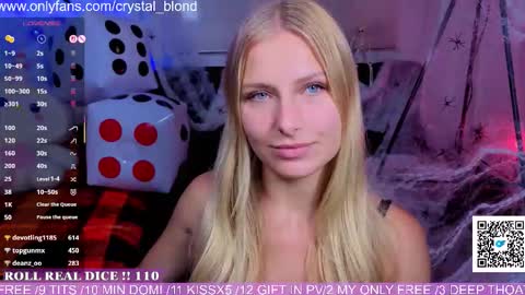 Snapshot of crystal_blond chatting on 10/11/25, 07:56 Crystal online show from 10/11/25, 07:56