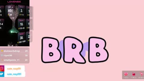 Snapshot of cute_rosy chatting on 03/11/25, 08:09 rosy online show from 03/11/25, 08:09