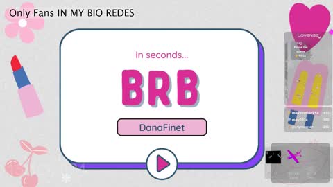 Snapshot of danafinet chatting on 12/15/24, 01:54 A B B Y online show from 12/15/24, 01:54