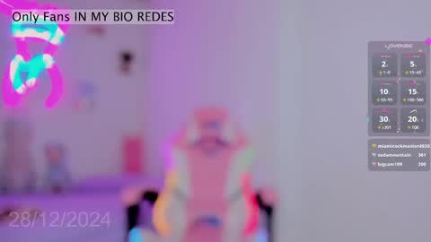 Snapshot of danafinet chatting on 12/28/24, 10:03 A B B Y online show from 12/28/24, 10:03