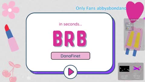 Snapshot of danafinet chatting on 01/12/25, 06:06 A B B Y online show from 01/12/25, 06:06